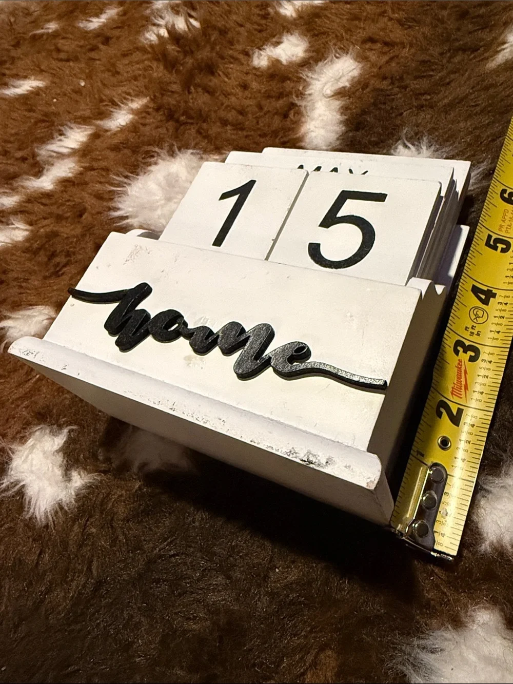 🖤Daily•Home•Wooden•black&white•table/desk•Calendar🖤